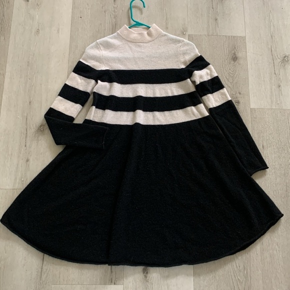 Autumn Cashmere two tones‎ Striped Cashmere Sweater dress size S midi - Picture 7 of 10